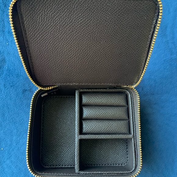 COACH Jewelry/ Travel Box Metallic Gold/ Brown (NWOT) - Picture 6 of 6